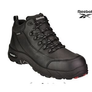 Rebook Reebok Composite Toe WP Metal Free Work Boot Black RB4555 Men's 11.5